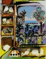 L atelier Les pigeons II 1957 cubiste